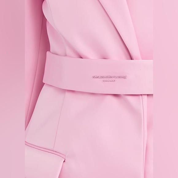 Like new Alexander Wang pink Belted Double Breasted Blazer Dress0 $995 - Picture 7 of 15